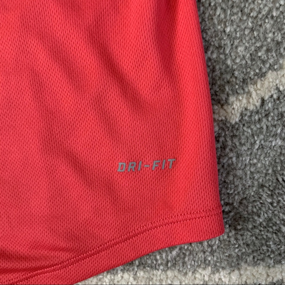 Nike Dri-fit Racerback Coral Athletic Top - Picture 6 of 8